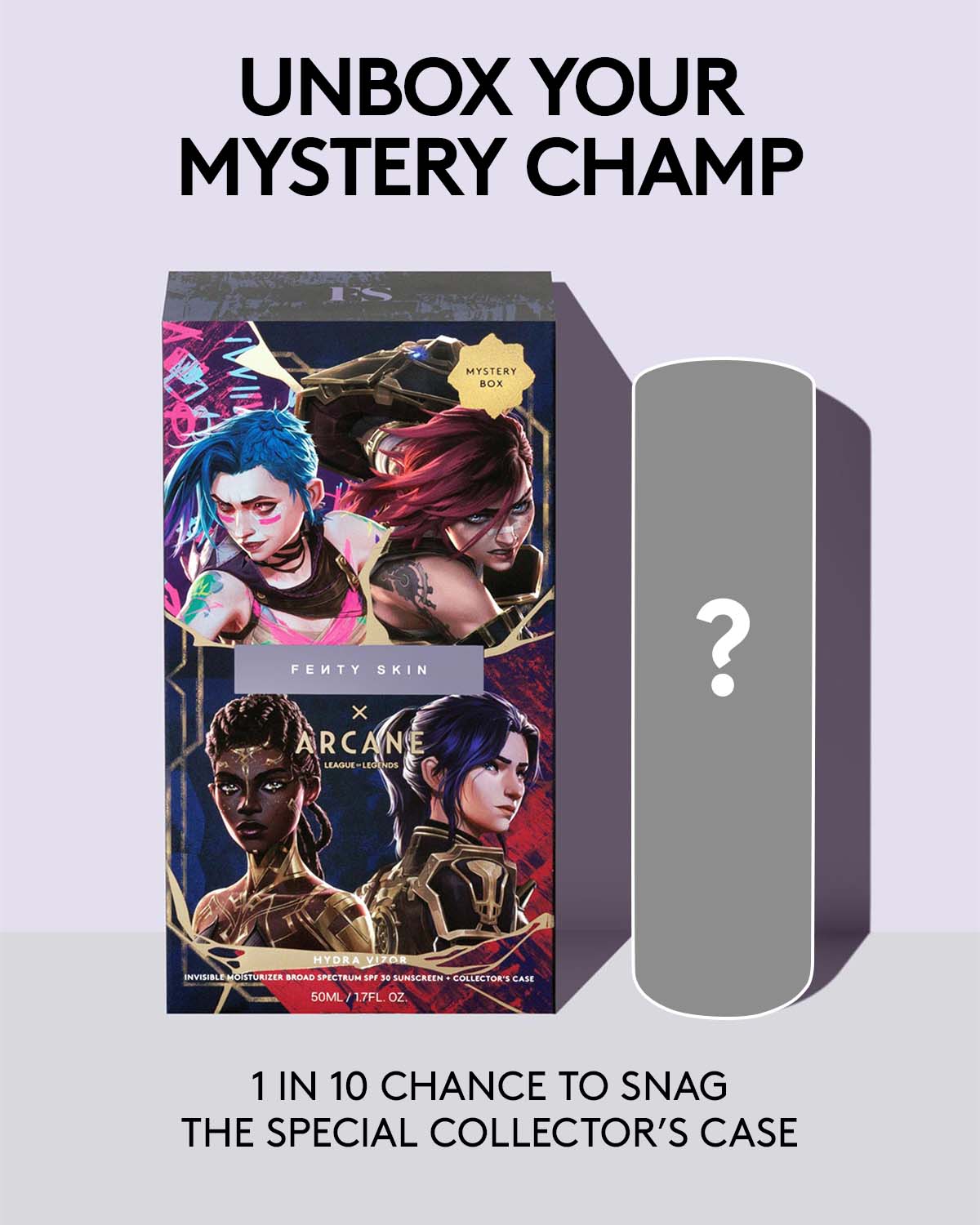 Arcane Hydra Vizor Mystery Box Moisturizer Sunscreen + Collector's Case