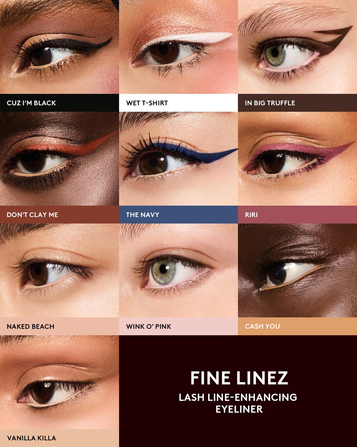 Bold Eye Essentials Bundle: Eyeshadow Stick, Gel Eyeliner + Mascara