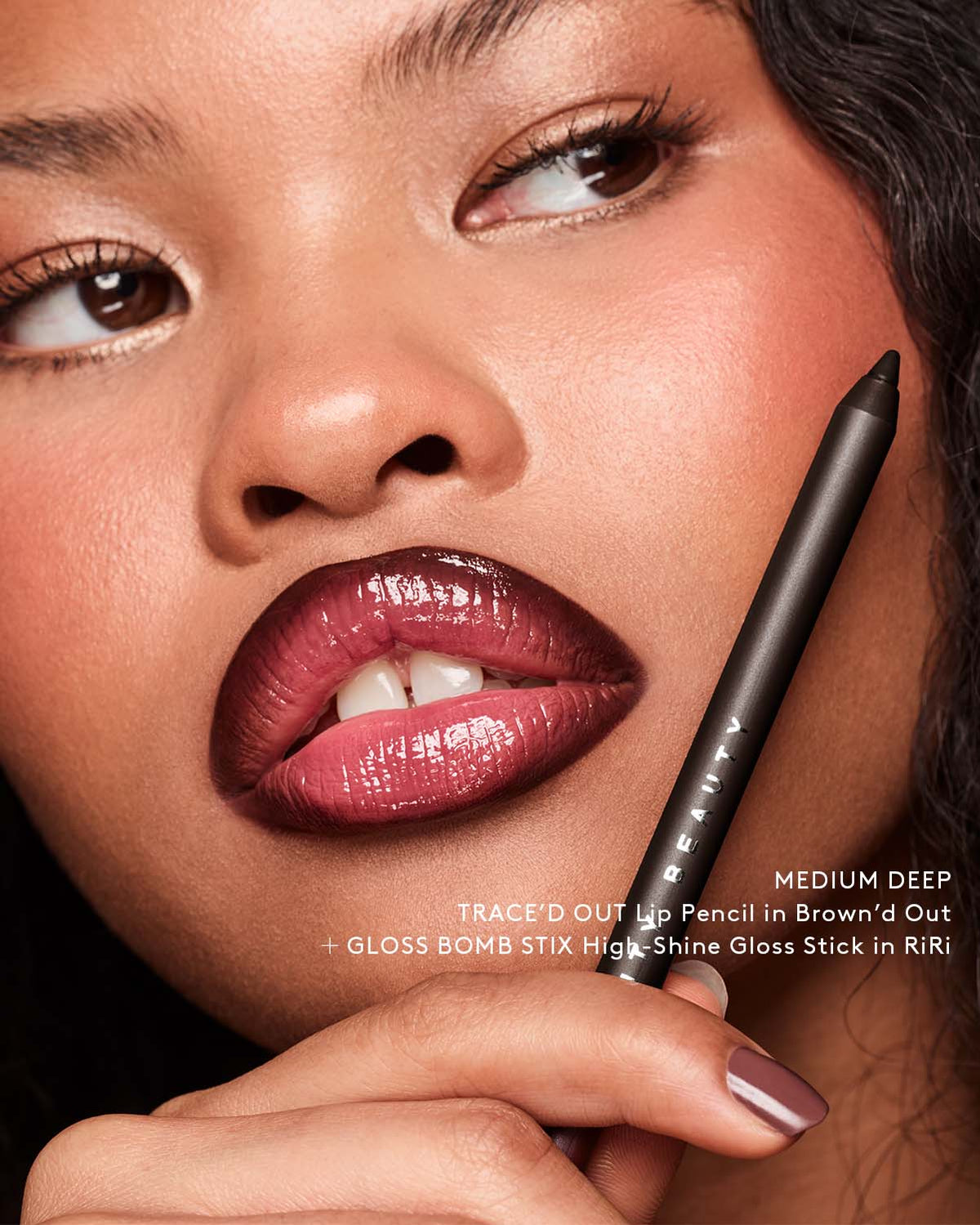 Trace'd Out Longwear Waterproof Pencil Lip Liner — Brown'd Out